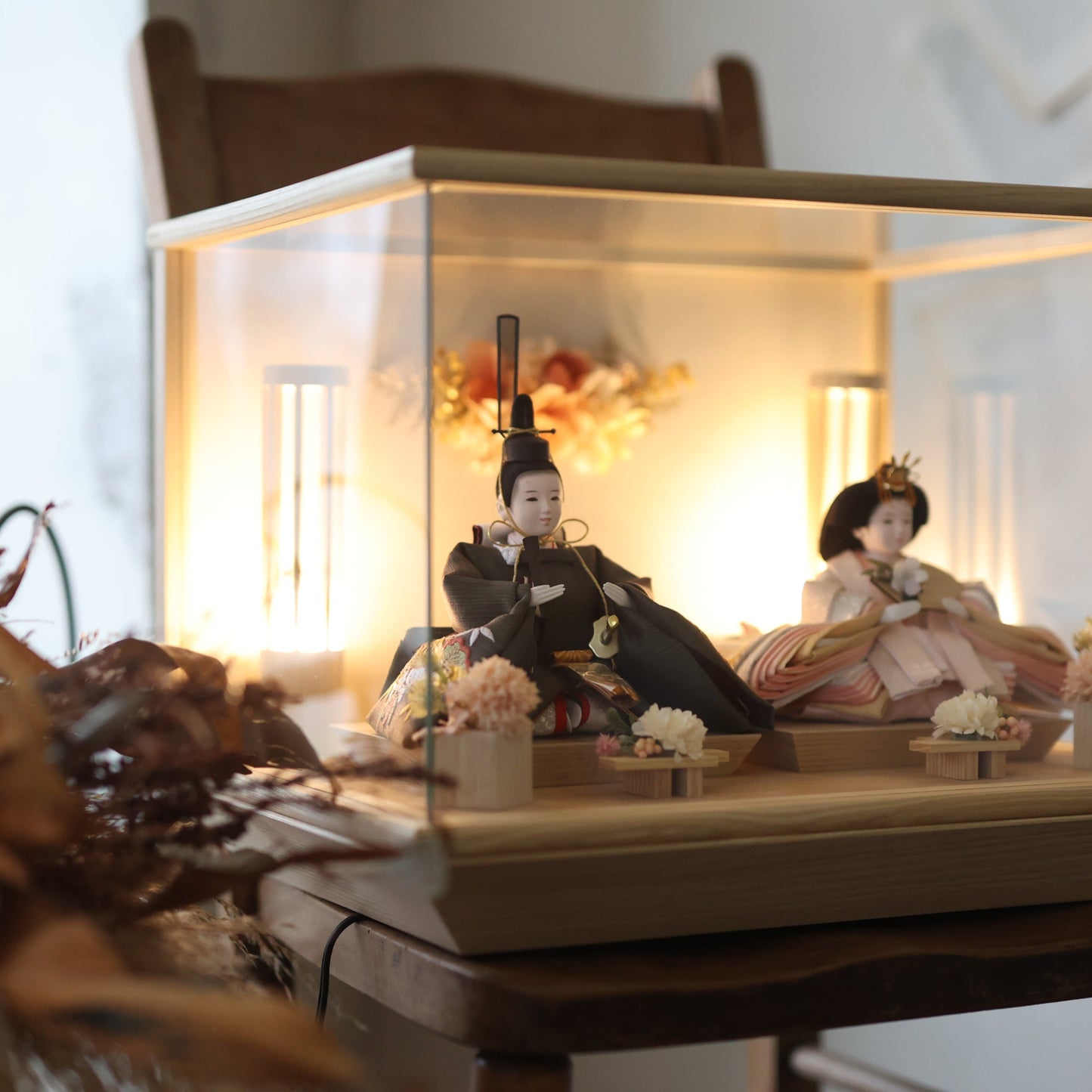 葉音　hanon｜26雛人形ケース飾り