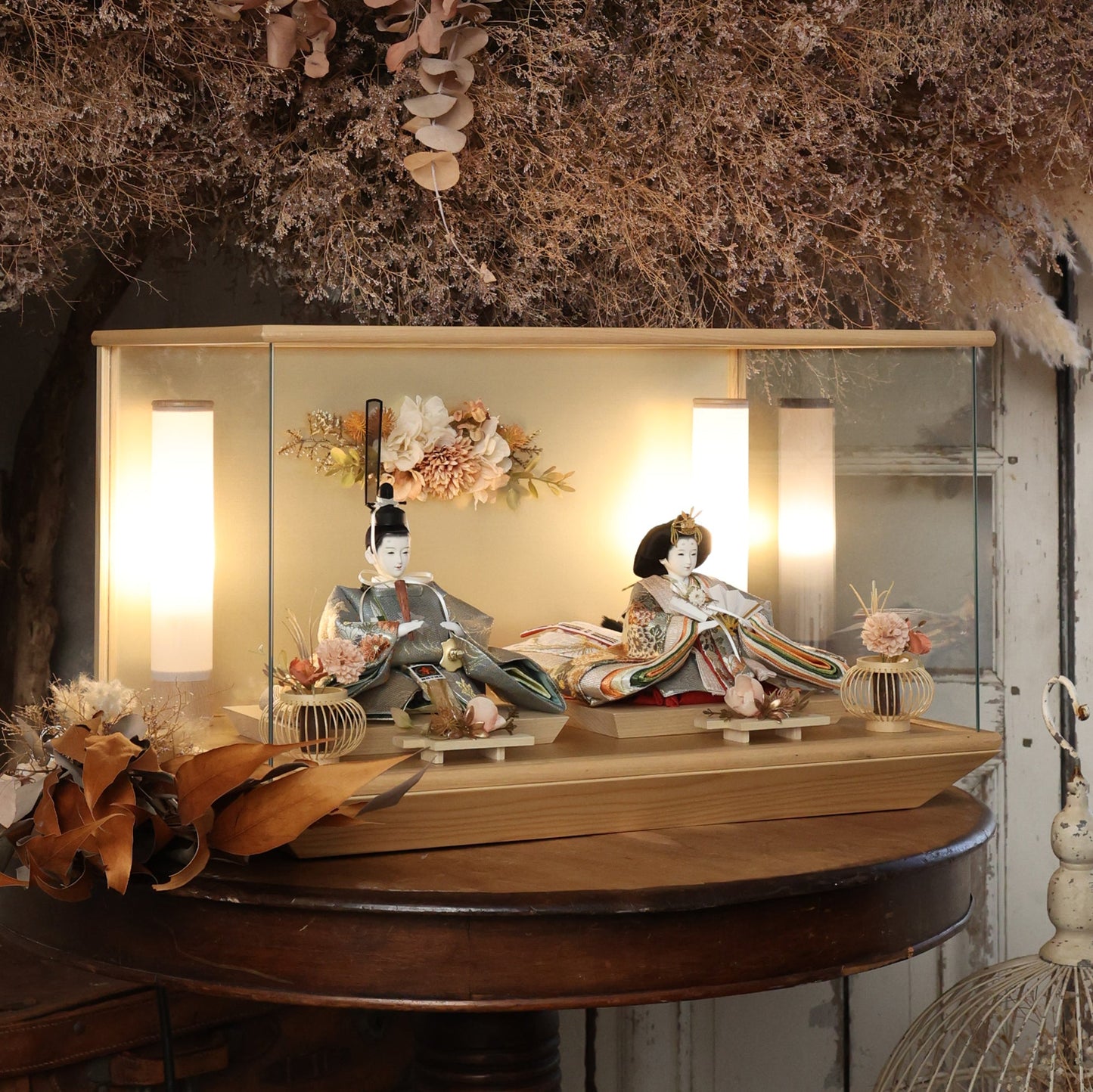 京都西陣袋帯　春音　harune｜26雛人形ケース飾り