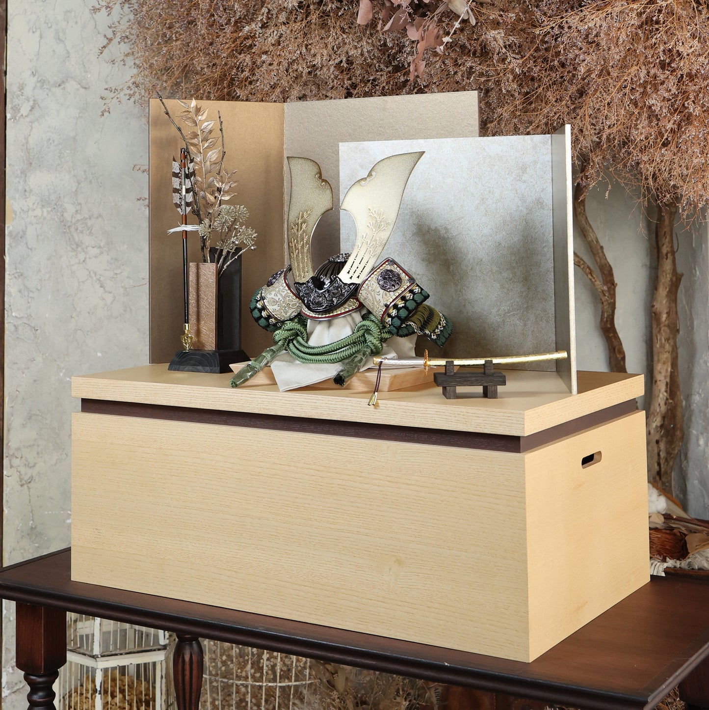 甲冑師「翠鳳」作品  陽翔 haruto | 26祈兜 収納飾り