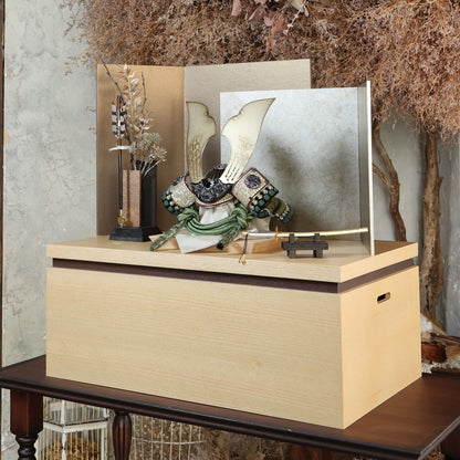 甲冑師「翠鳳」作品  陽翔 haruto | 26祈兜 収納飾り