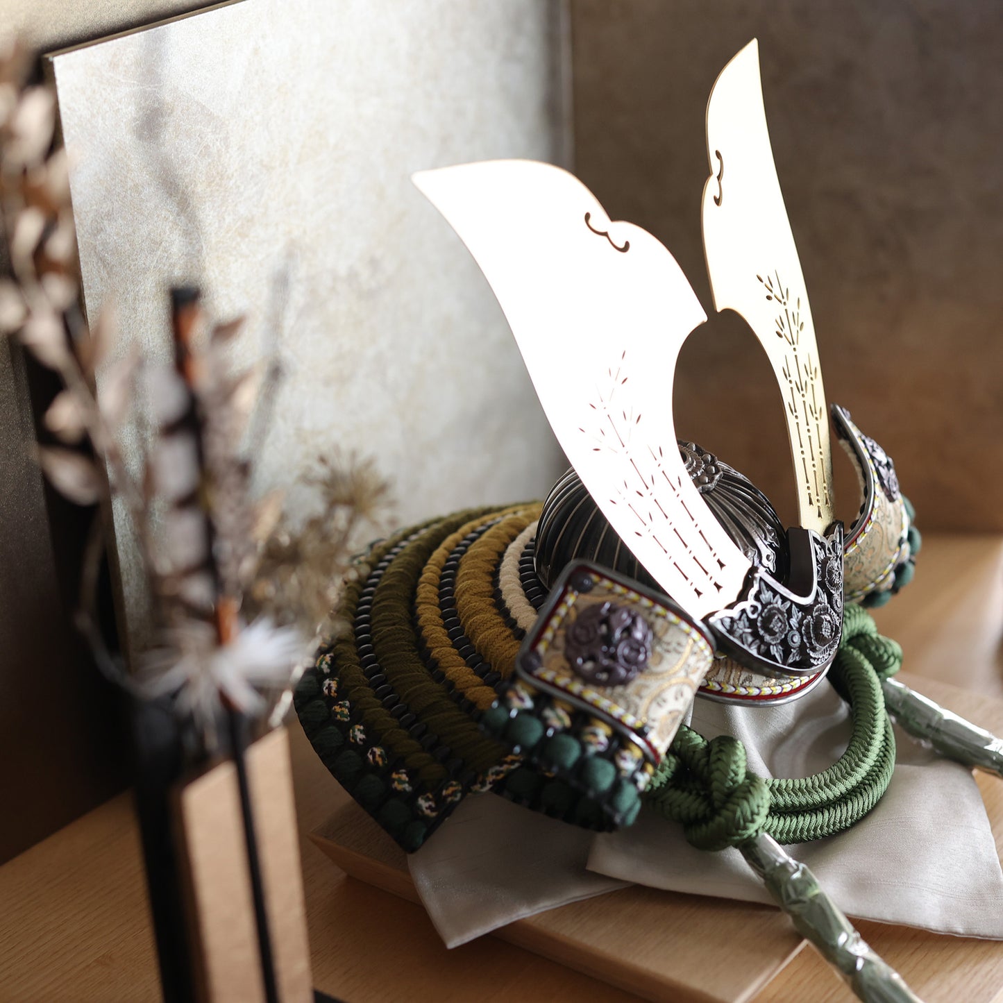甲冑師「翠鳳」作品  陽翔 haruto | 26祈兜 収納飾り