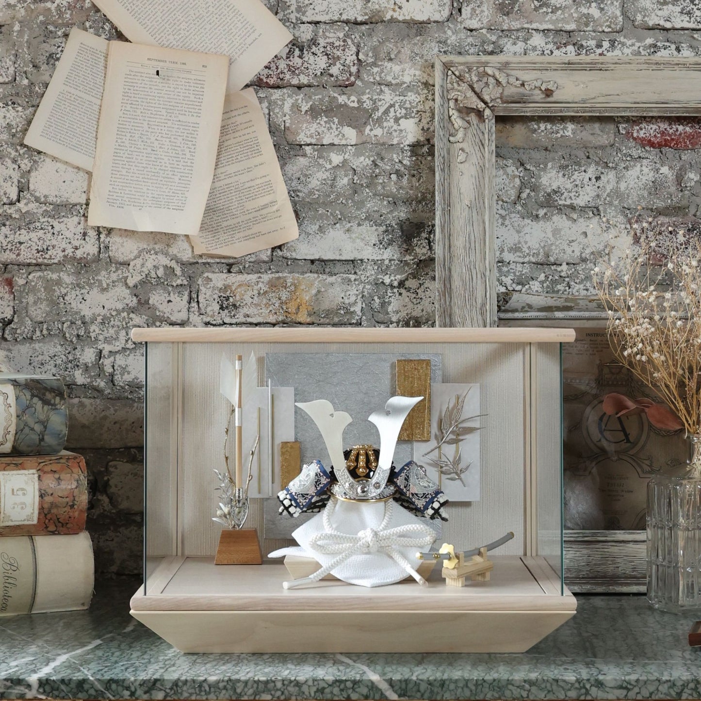 甲冑師「加藤良」作品　隼 hayato | 26祈兜 ケース飾り