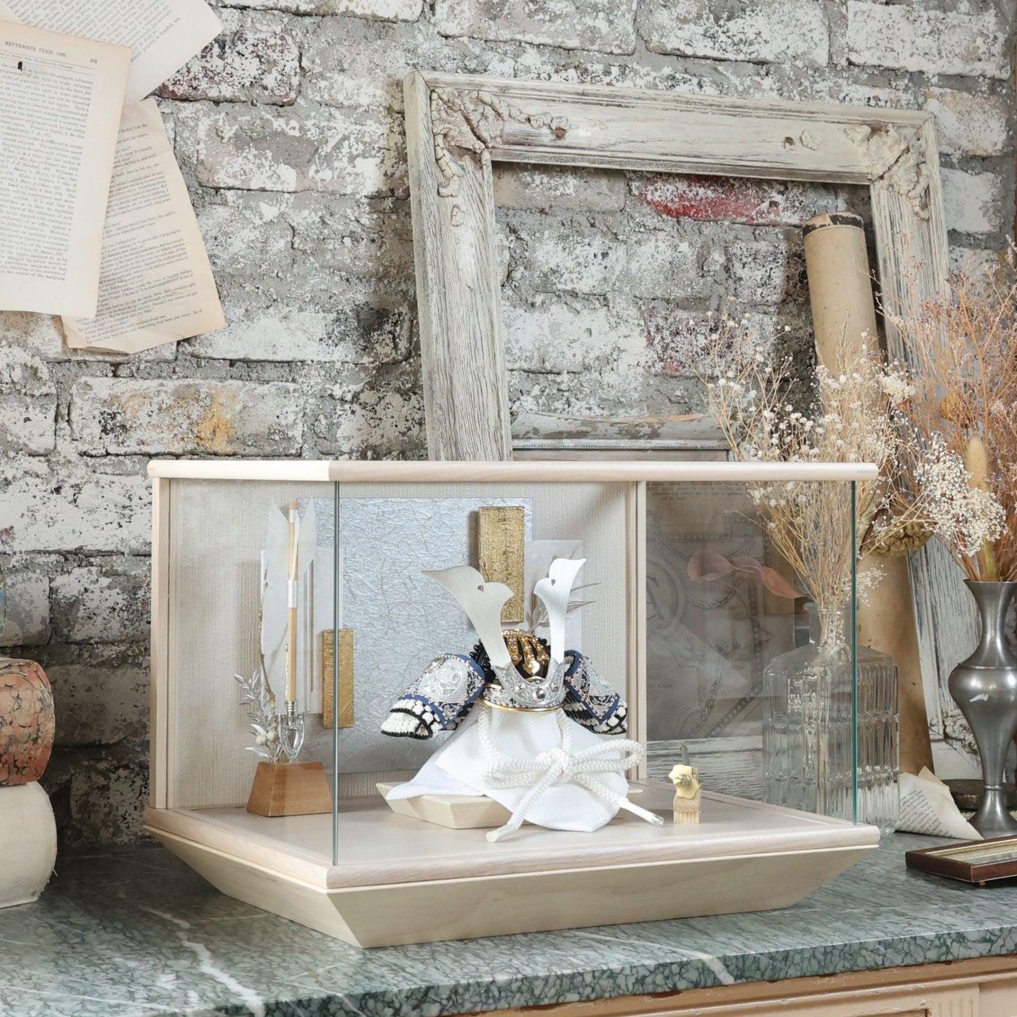 甲冑師「加藤良」作品　隼 hayato | 26祈兜 ケース飾り