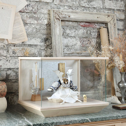 甲冑師「加藤良」作品　隼 hayato | 26祈兜 ケース飾り