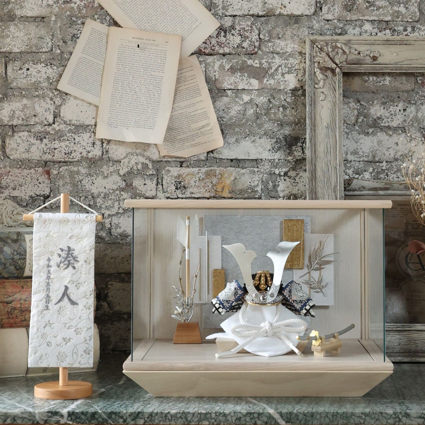 甲冑師「加藤良」作品　隼 hayato | 26祈兜 ケース飾り