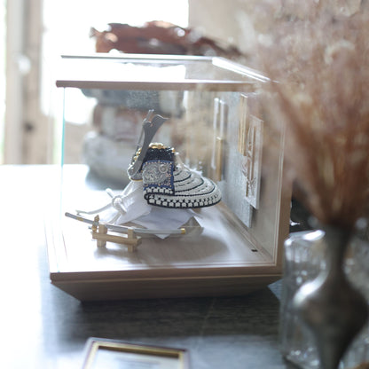 甲冑師「加藤良」作品　隼 hayato | 26祈兜 ケース飾り