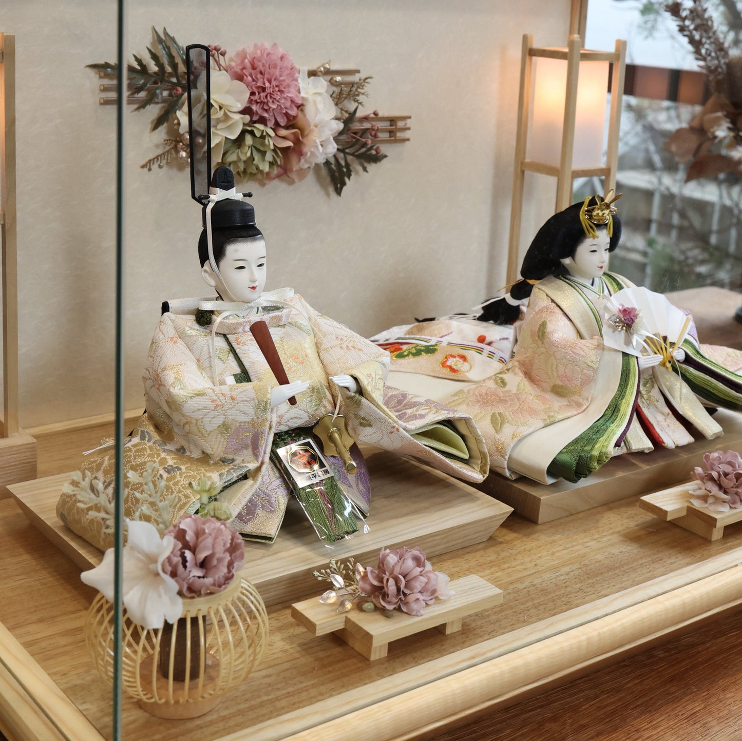京都西陣袋帯　葉月　hazuki｜26雛人形ケース飾り