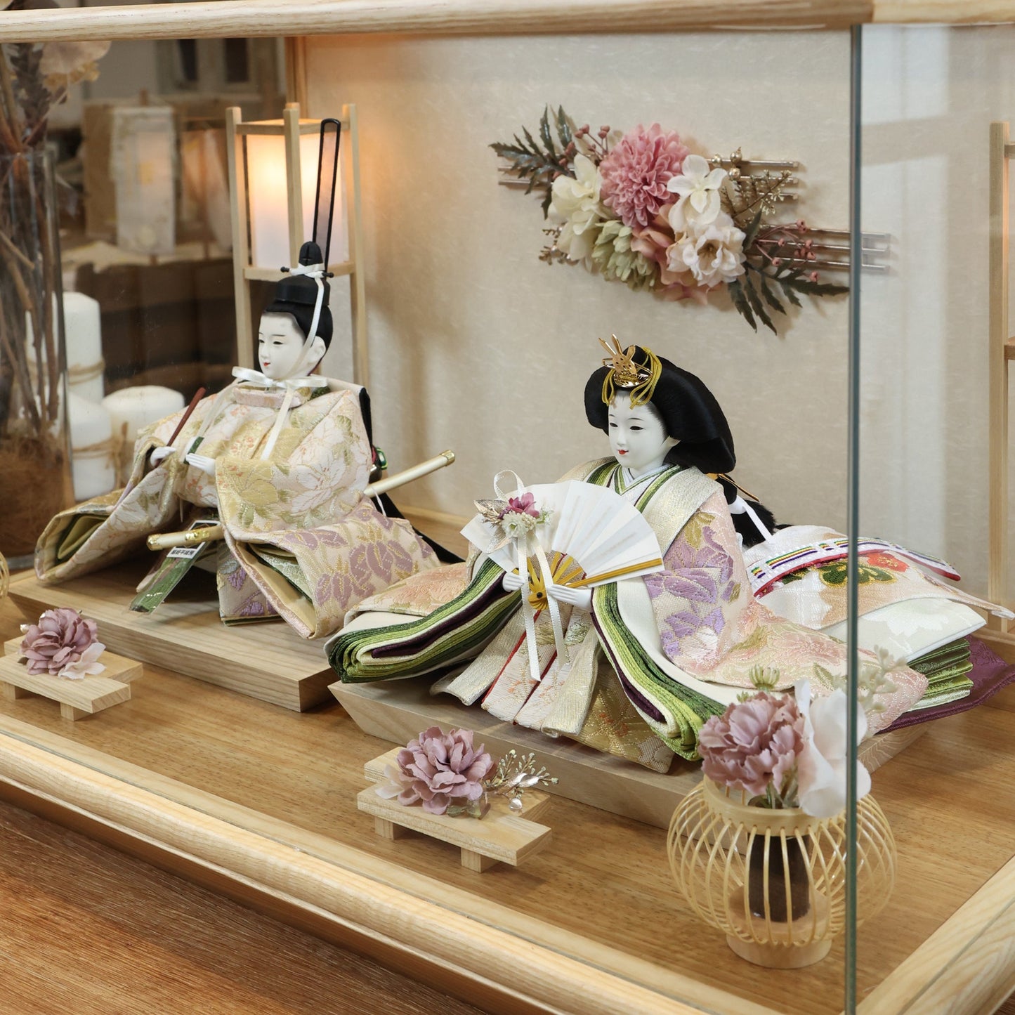京都西陣袋帯　葉月　hazuki｜26雛人形ケース飾り