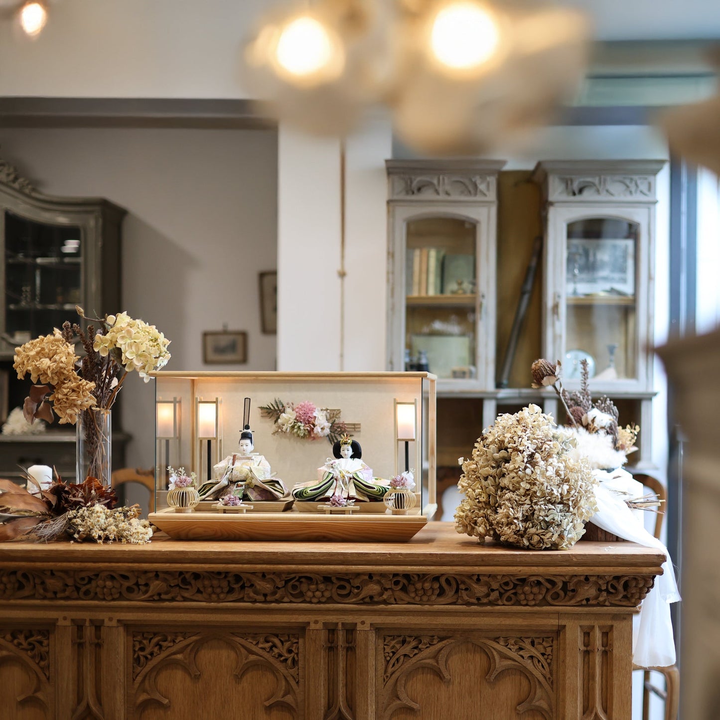 京都西陣袋帯　葉月　hazuki｜26雛人形ケース飾り