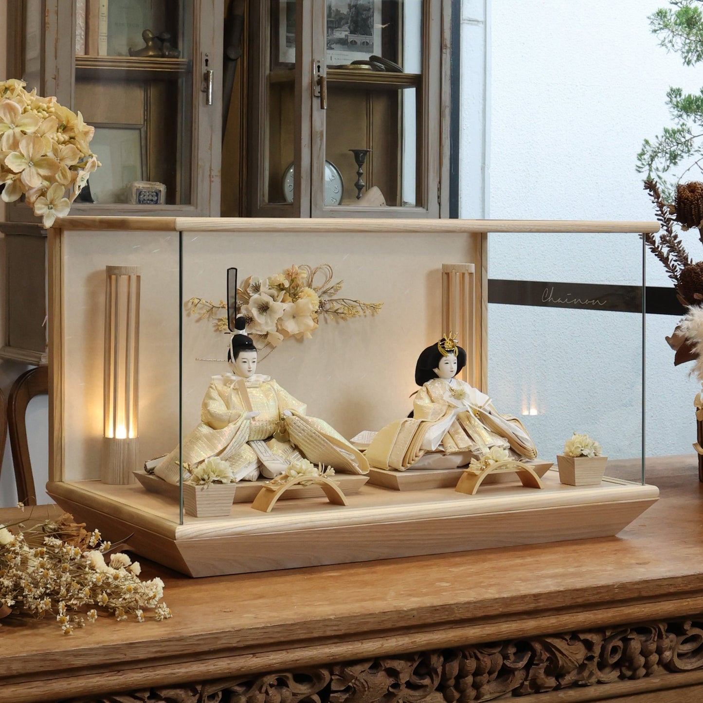 京都西陣袋帯　陽菜　hina｜26雛人形ケース飾り