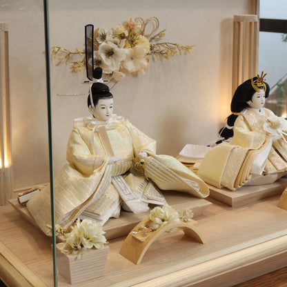 京都西陣袋帯　陽菜　hina｜26雛人形ケース飾り