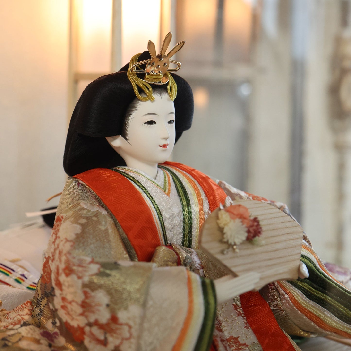 京都西陣袋帯　緋咲　hisaki｜26雛人形ケース飾り