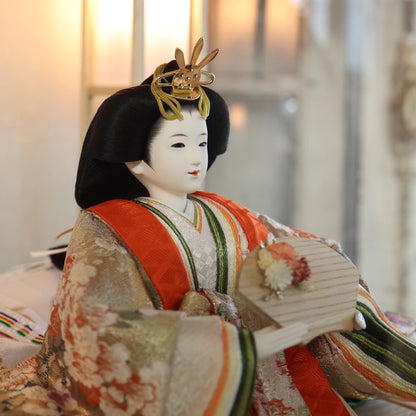 京都西陣袋帯　緋咲　hisaki｜26雛人形ケース飾り