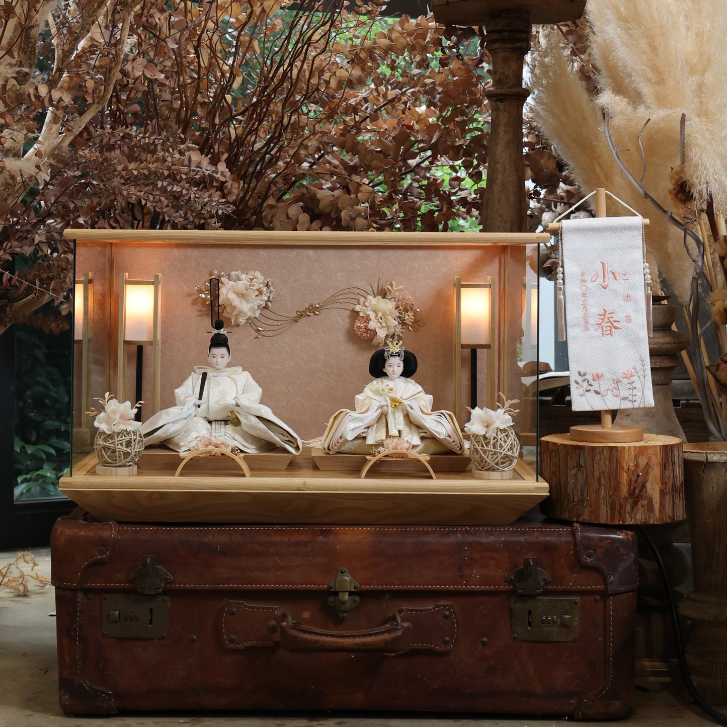 穂香　想　honoka｜26雛人形ケース飾り