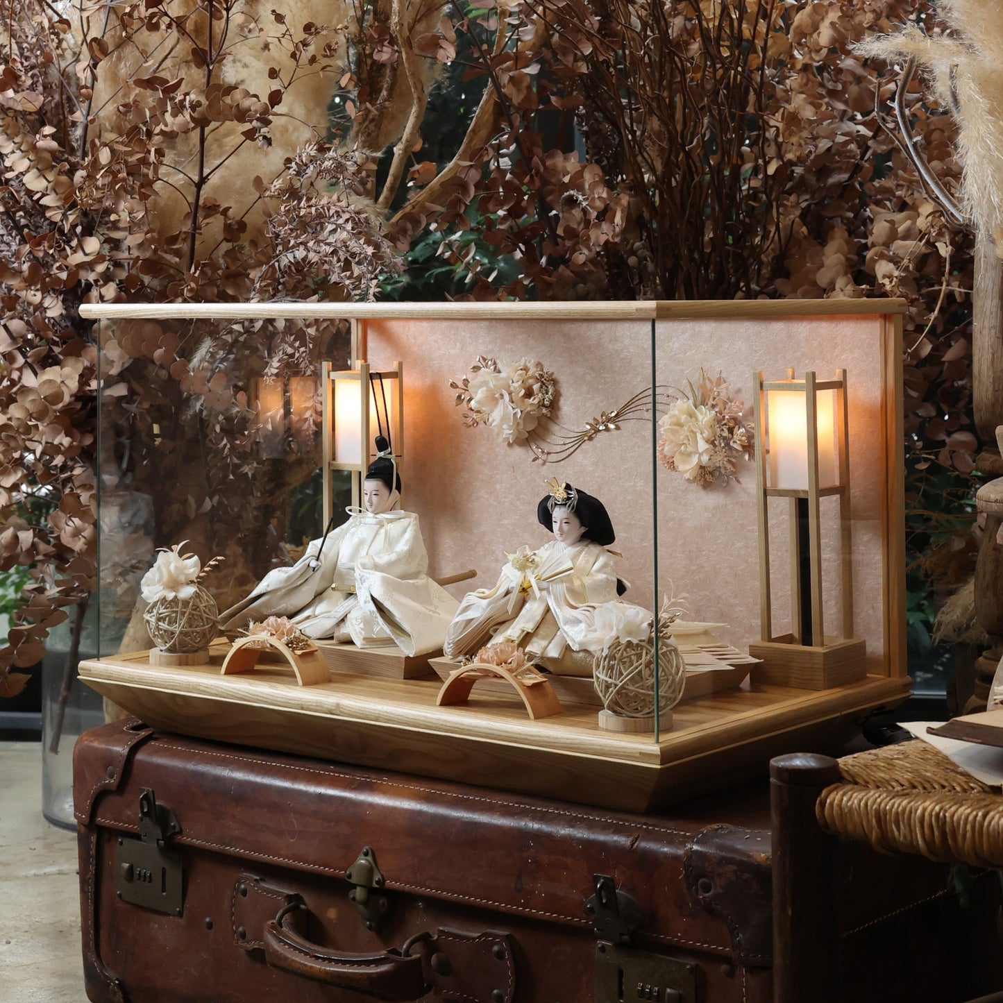 穂香　想　honoka｜26雛人形ケース飾り