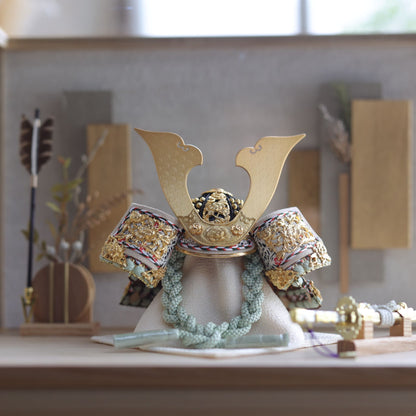 甲冑師「平安武久」作品　伊吹 ibuki | 26祈兜 ケース飾り