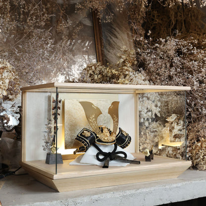 甲冑師「翠鳳」作品　烝  響　jyou | 26祈兜 ケース飾り