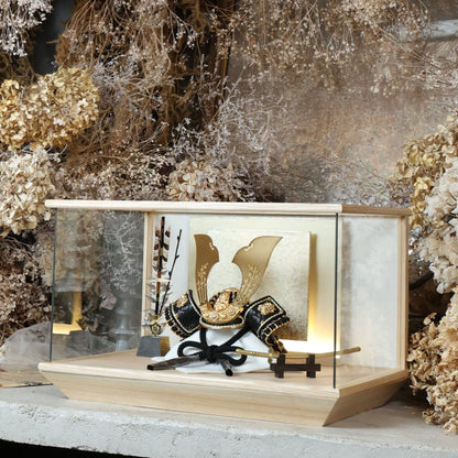 甲冑師「翠鳳」作品　烝  響　jyou | 26祈兜 ケース飾り