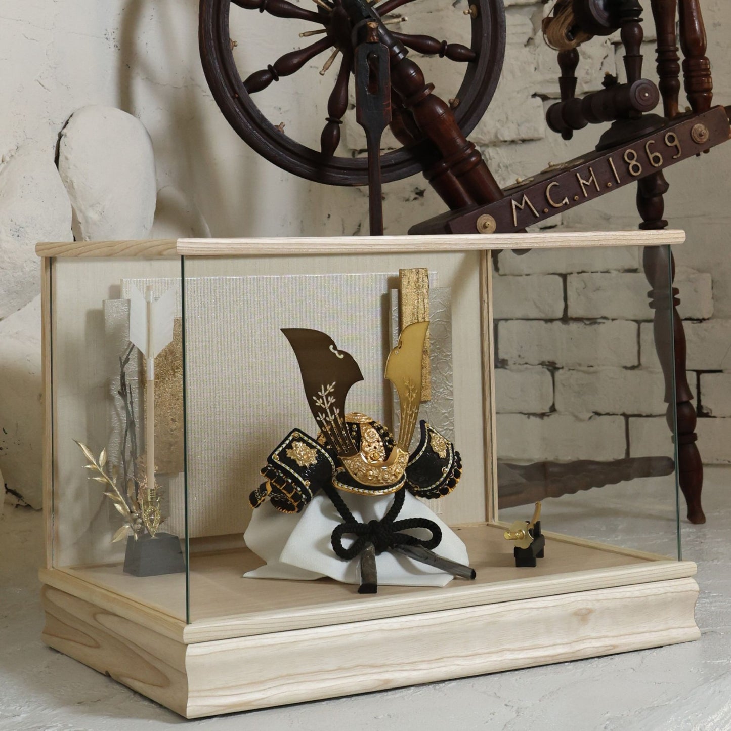 甲冑師「翠鳳」作品　烝 誓 joū | 26祈兜 ケース飾り