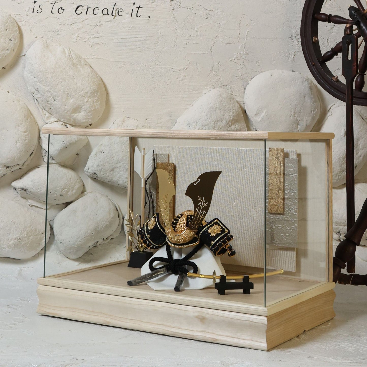 甲冑師「翠鳳」作品　烝 誓 joū | 26祈兜 ケース飾り