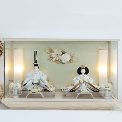 花蓮　karen｜26雛人形ケース飾り