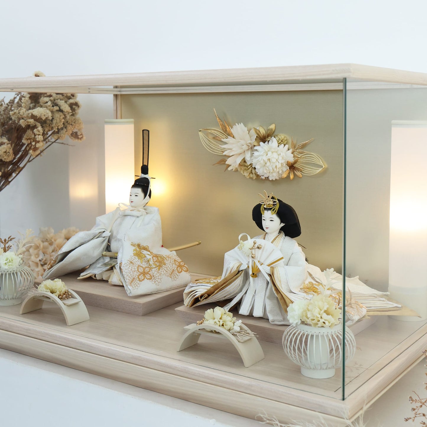 花蓮　karen｜26雛人形ケース飾り