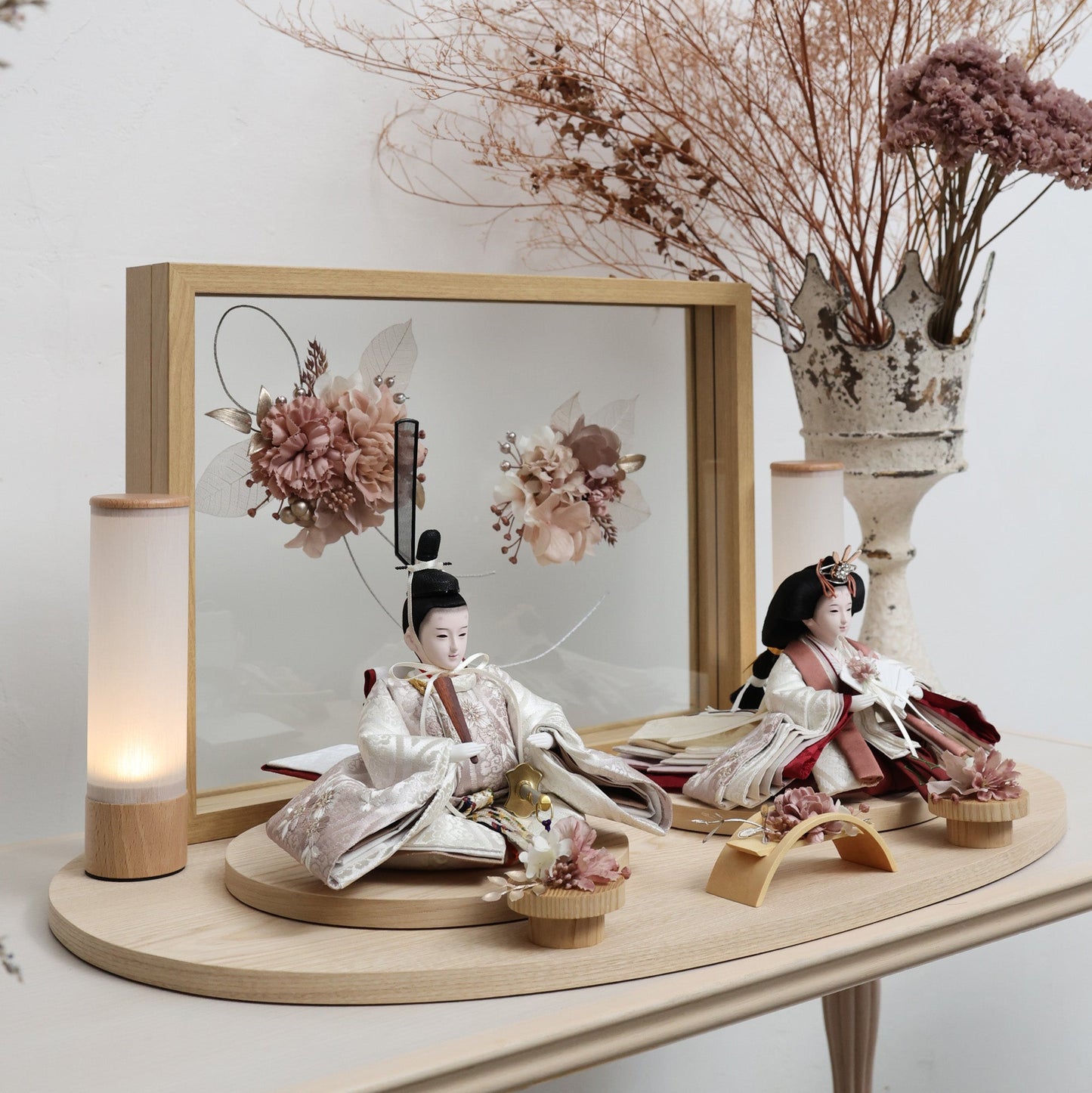 紫菜　shina｜26雛人形出し飾り