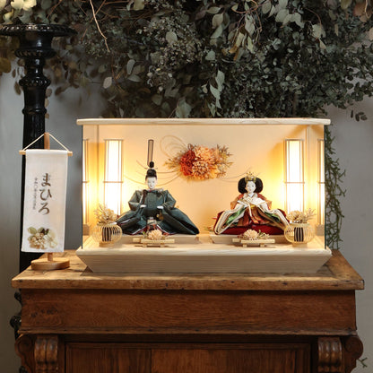 清香　kiyoka｜26雛人形ケース飾り