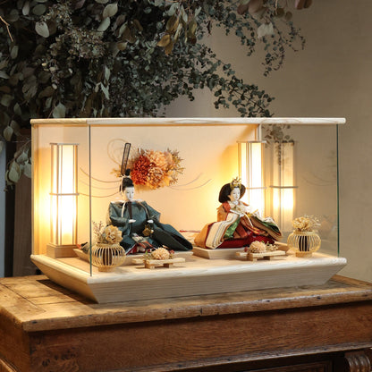 清香　kiyoka｜26雛人形ケース飾り