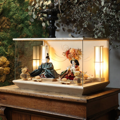 清香　kiyoka｜26雛人形ケース飾り