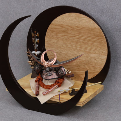 琥珀　kohaku｜26祈兜　三日月台飾り