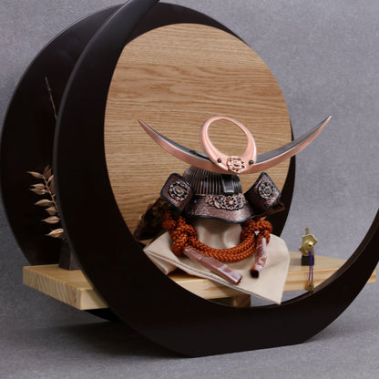 琥珀　kohaku｜26祈兜　三日月台飾り