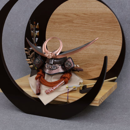 琥珀　kohaku｜26祈兜　三日月台飾り