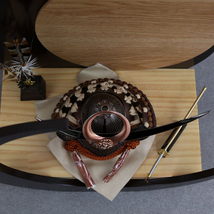 琥珀　kohaku｜26祈兜　三日月台飾り