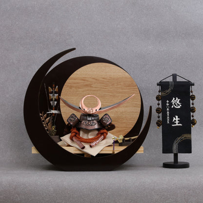 琥珀　kohaku｜26祈兜　三日月台飾り