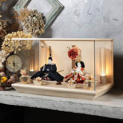 紺華　konka｜26雛人形ケース飾り