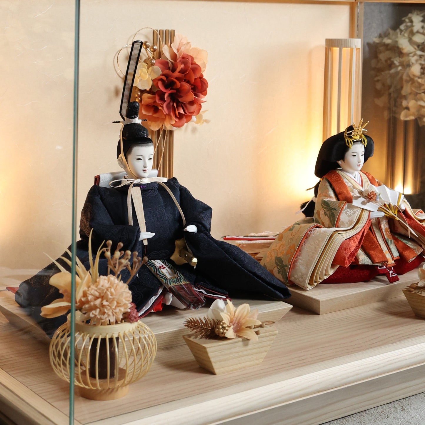 紺華　konka｜26雛人形ケース飾り