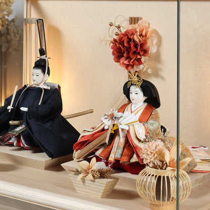 紺華　konka｜26雛人形ケース飾り