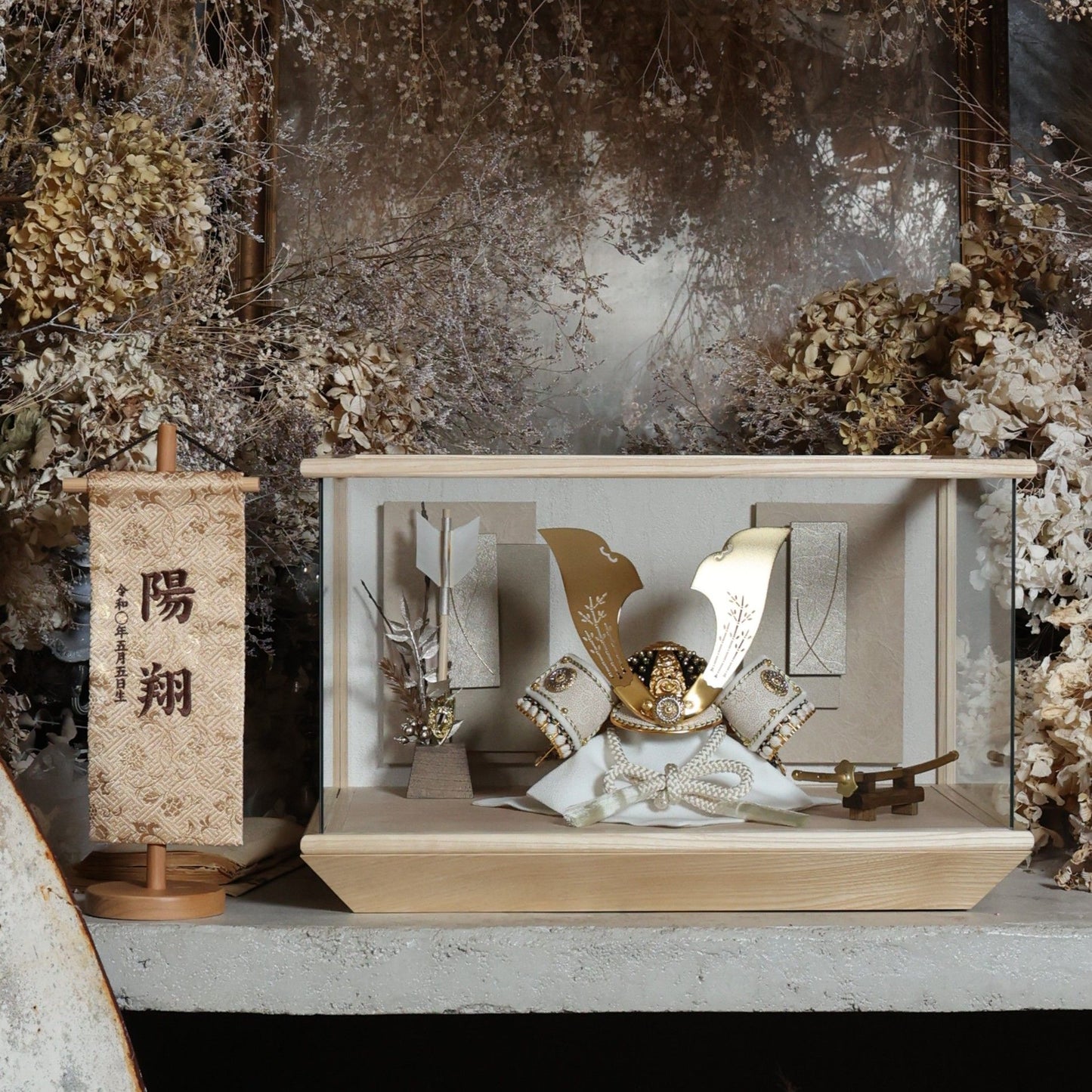 甲冑師「翠鳳」作品　皇妃 kouki | 26祈兜 ケース飾り