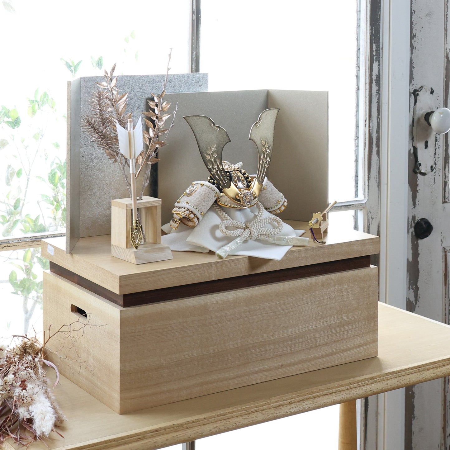 甲冑師「翠鳳」作品  皇妃 kouki | 26祈兜 収納飾り