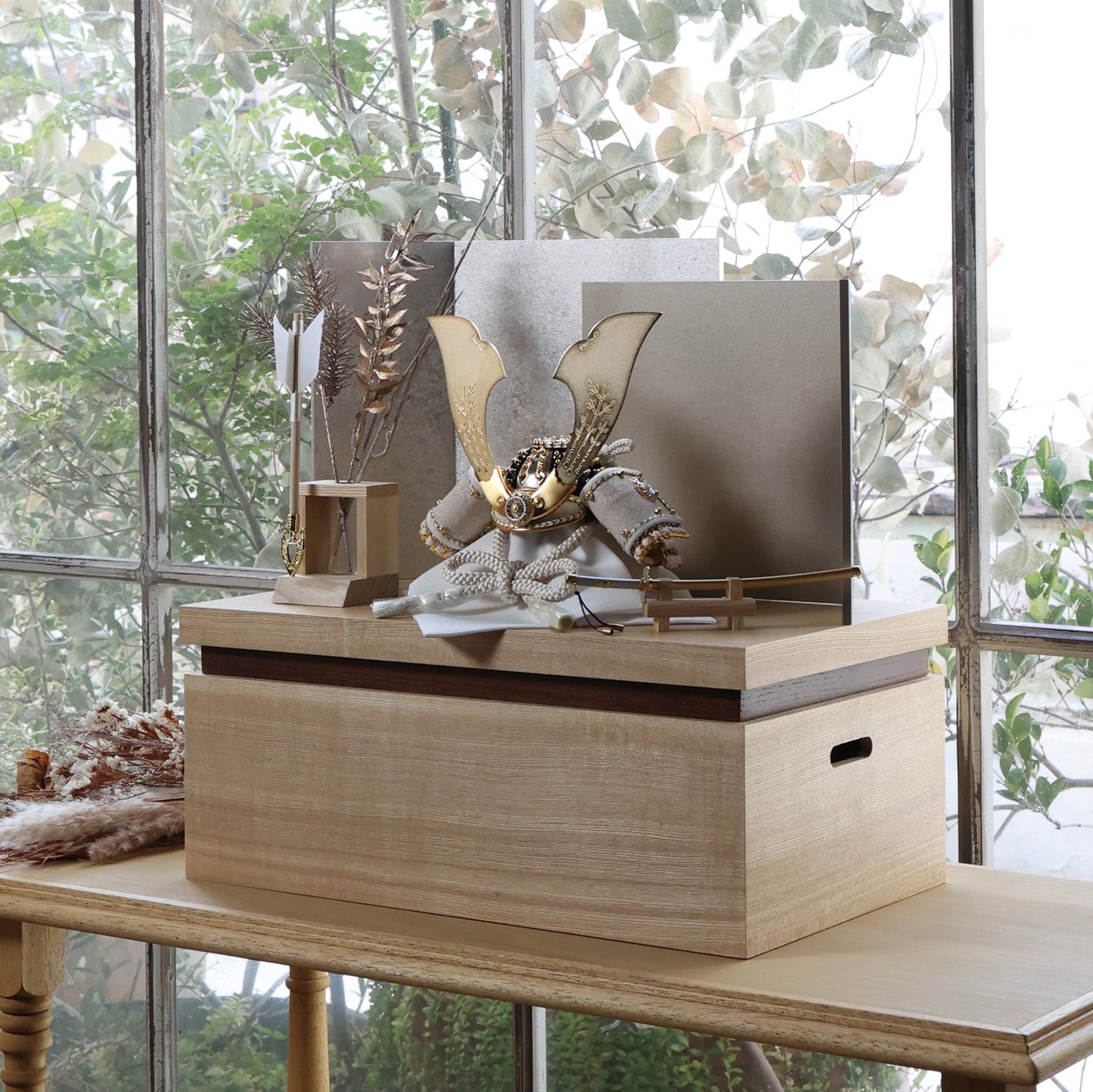 甲冑師「翠鳳」作品  皇妃 kouki | 26祈兜 収納飾り