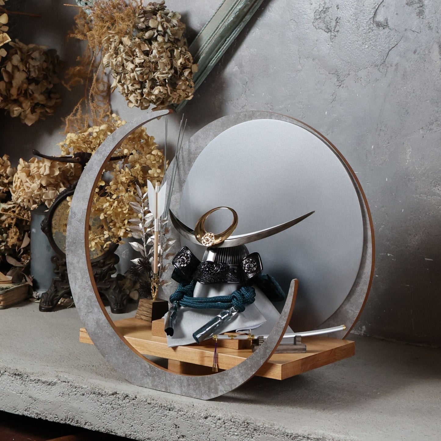 煌志 koushi｜26祈兜 三日月(大)飾り