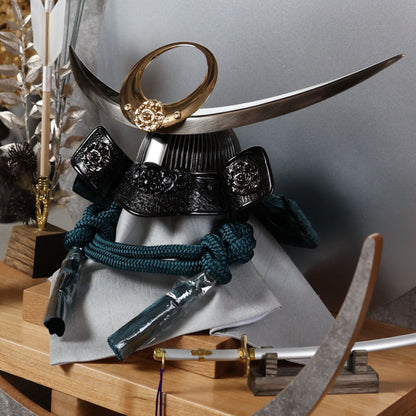 煌志 koushi｜26祈兜 三日月(大)飾り