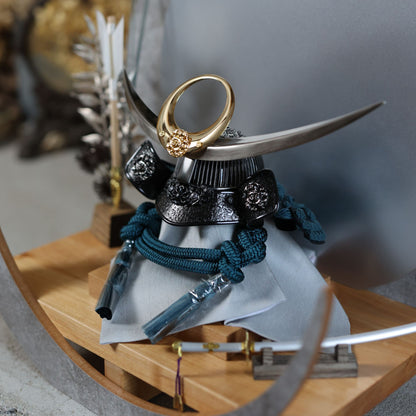 煌志 koushi｜26祈兜 三日月(大)飾り