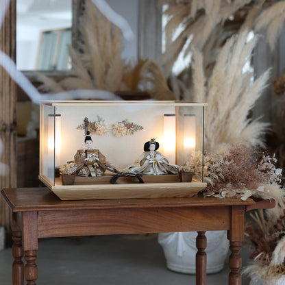 真麻　maasa｜26雛人形ケース飾り