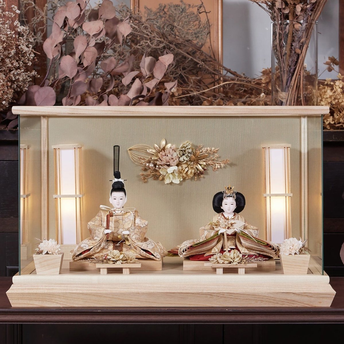 清水久遊作　円 　madoka｜26雛人形ケース飾り