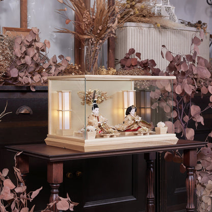 清水久遊作　円 　madoka｜26雛人形ケース飾り