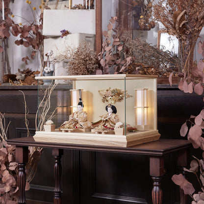 清水久遊作　円 　madoka｜26雛人形ケース飾り