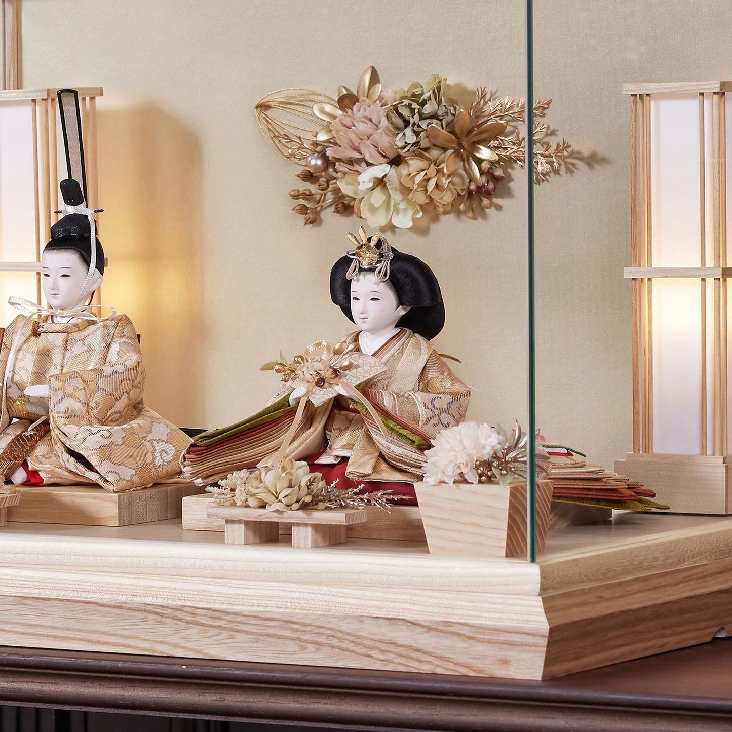 清水久遊作　円 　madoka｜26雛人形ケース飾り