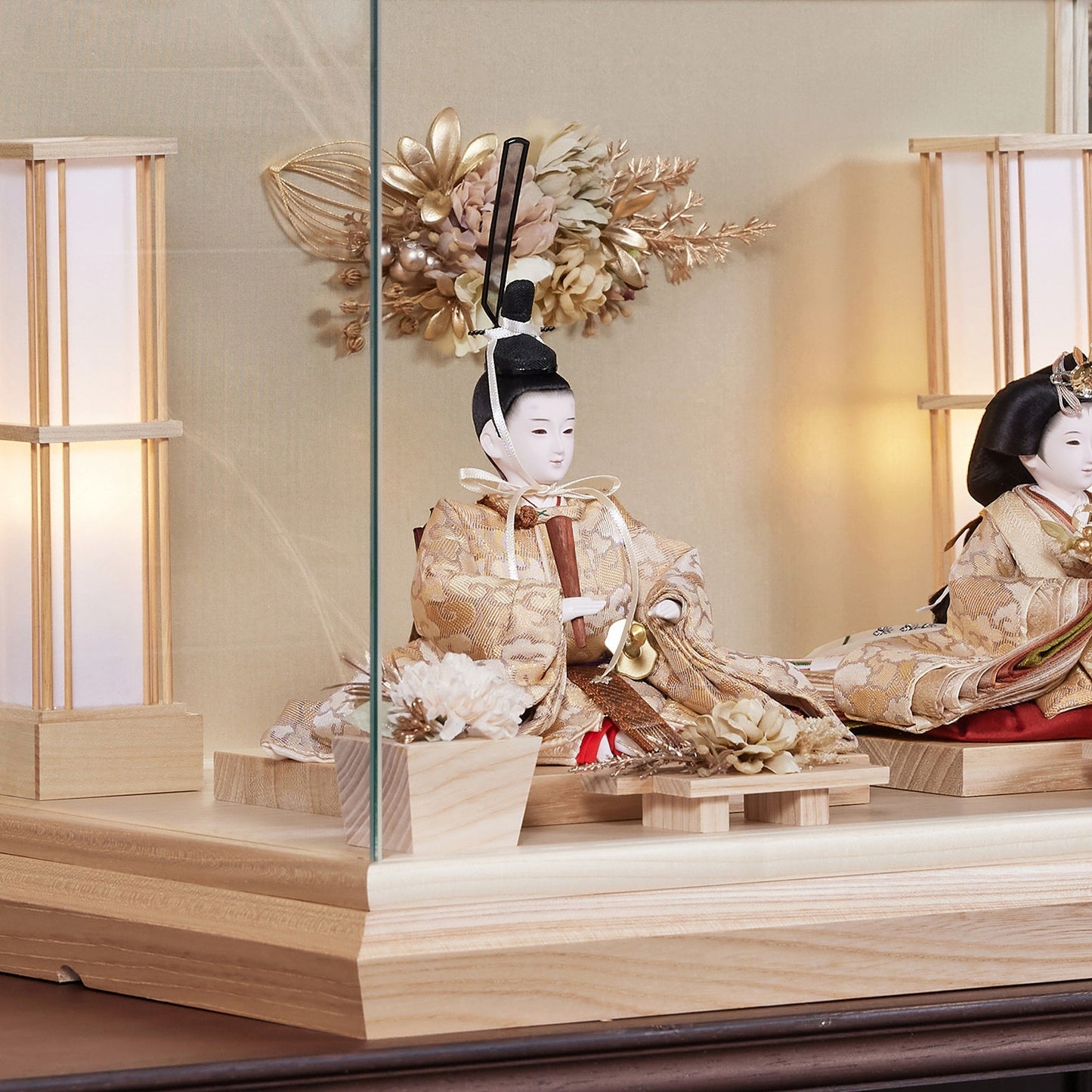 清水久遊作　円 　madoka｜26雛人形ケース飾り